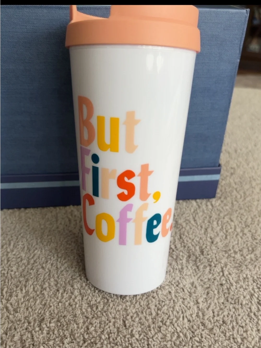 ban.do “But First, Coffee” Hot Stuff Thermal Travel Mug – New With Tags